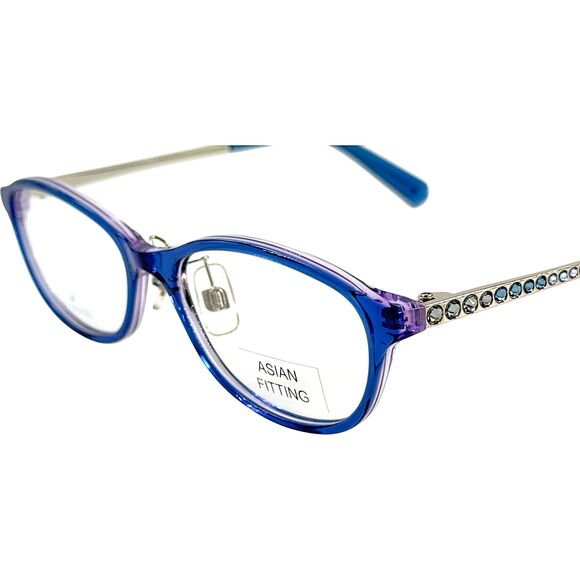 Swarovski SK5379 D Womens Plastic Eyeglass Frame 092 Blue 53  display picture 1